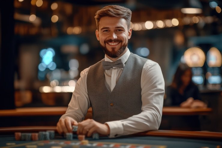 Dasbor bergambar permainan sepak bola, kasino, dan slot di nagih toto